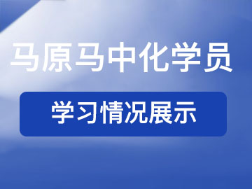 马原马中化学员学习情况展示