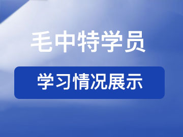 毛中特学员学习情况展示